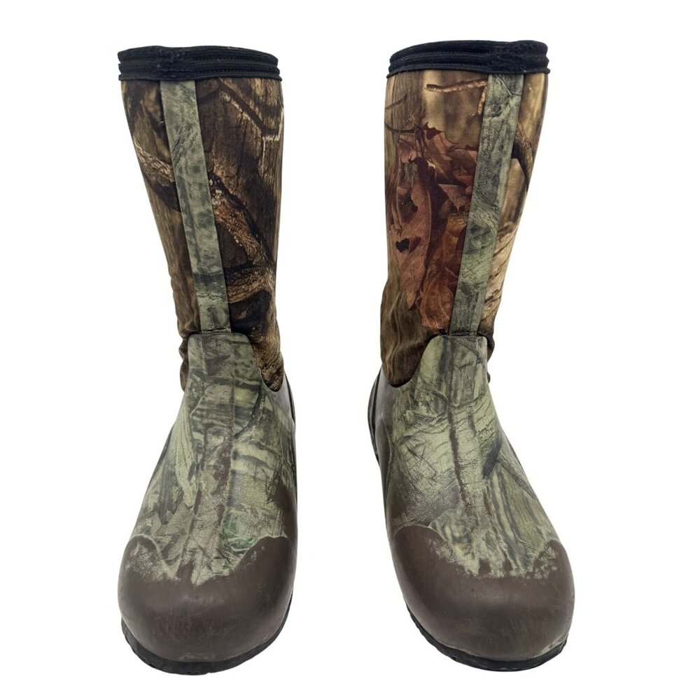 Bogs Youth Classic High Mossy Oak Hunting Boots 10" Camo Outdoors Pull On Rubber